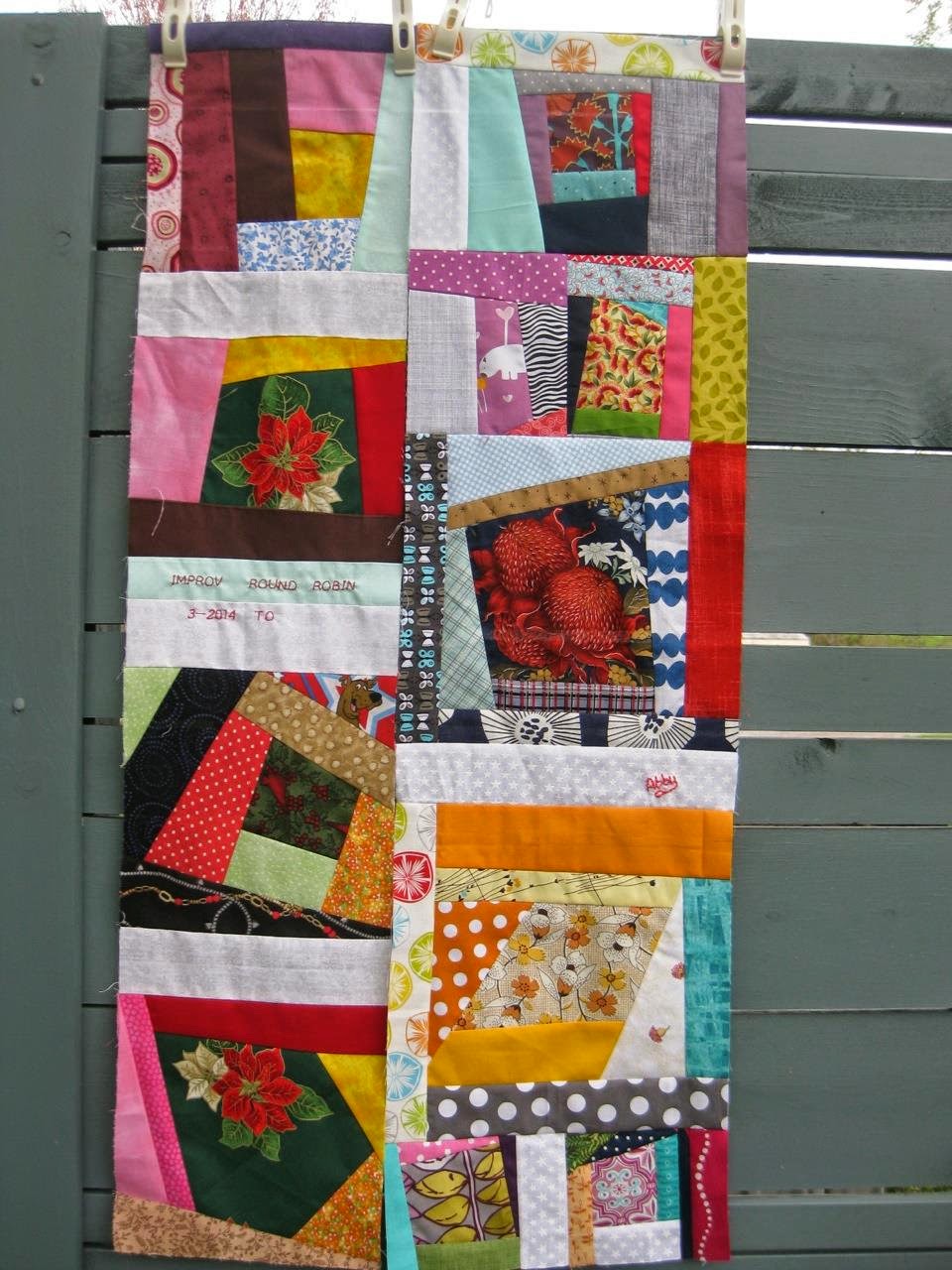 Round Robin-Royalee's Quilt by Afton Warrick @ Quilting Mod