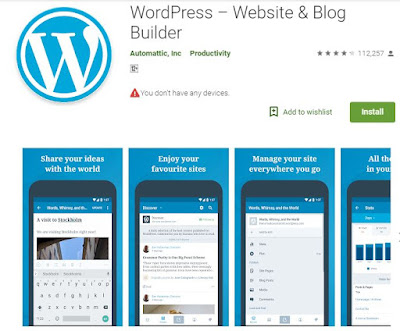 Android app for Blogger Android app for Blogger