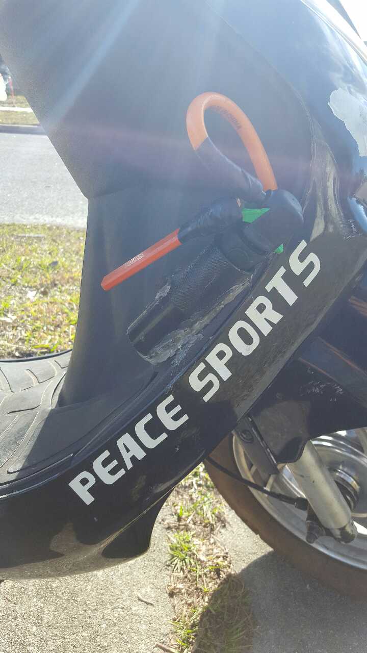 Nitrous kit on scooter