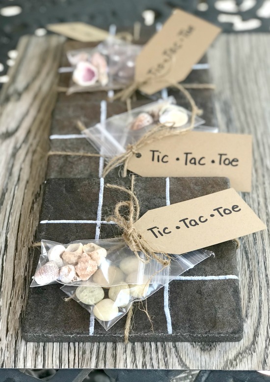 How to make an Easy Summer Tic Tac Toe Game Gift