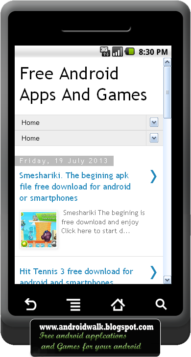 download androidwalk application for games and software free