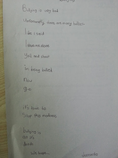 DLP8: Anti-Bullying week Posters and poems.