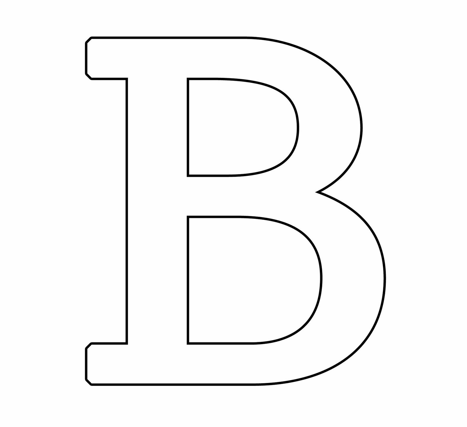 Dibujos con la letra b para colorear. 
