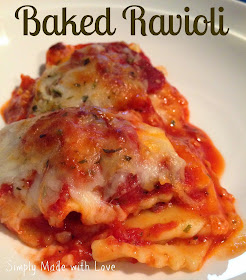 simply made with love: Easy Baked Ravioli