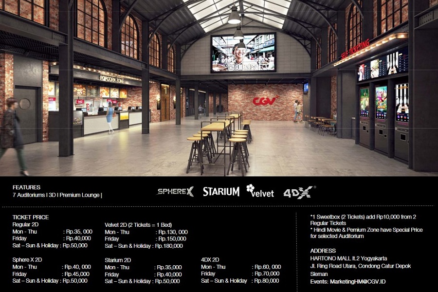 Alamat CGV Cinemas Hartono Mall Yogyakarta
