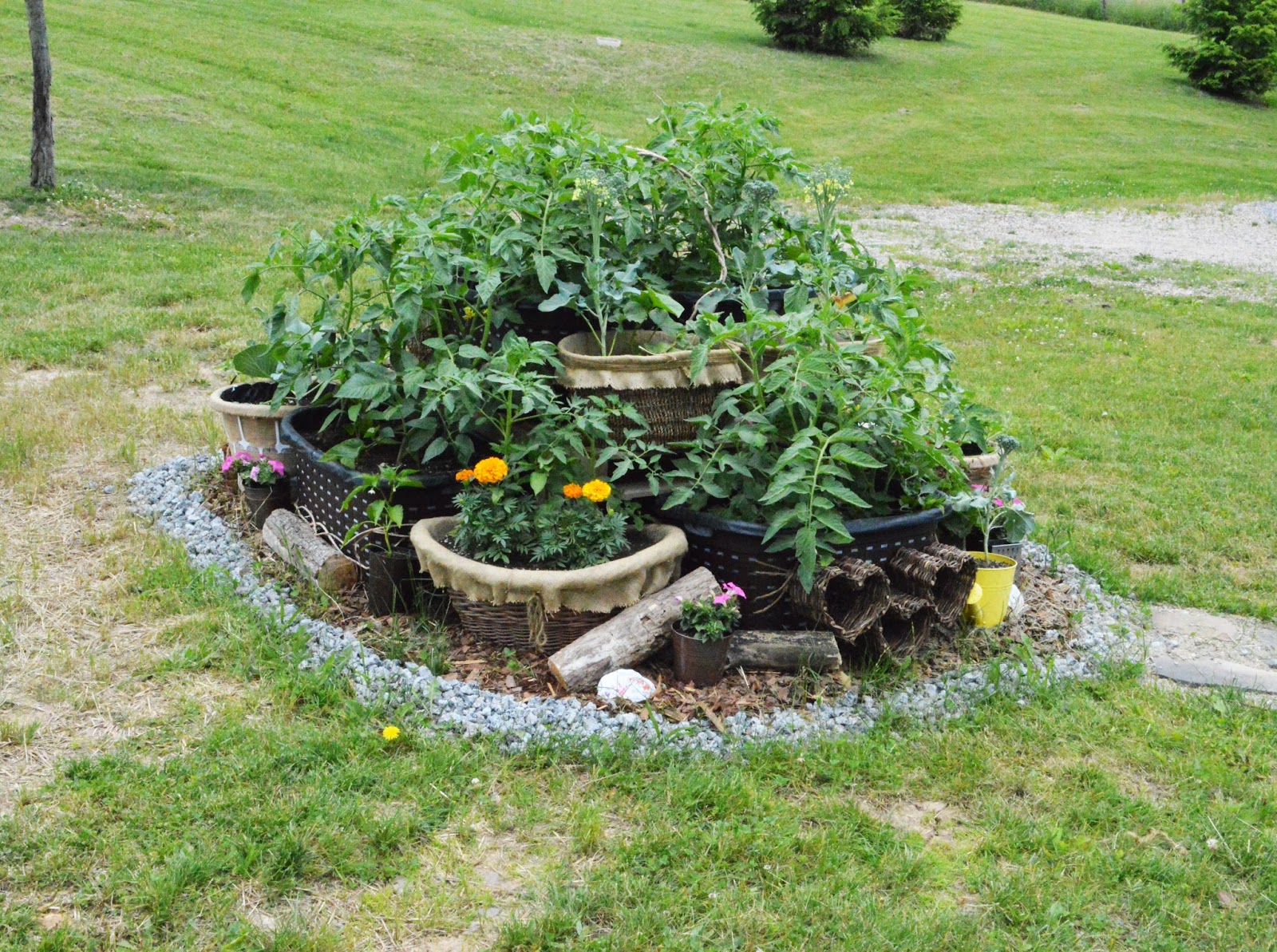 The Chic Burlap Boutique Blog Laundry Basket Gardening How to Turn