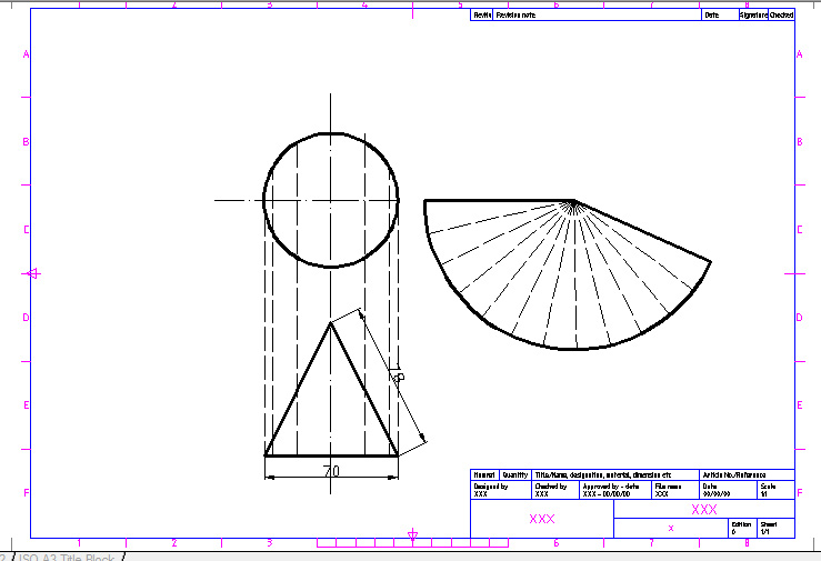 techdrawing: DRAWING CONE LANDSCAPE
