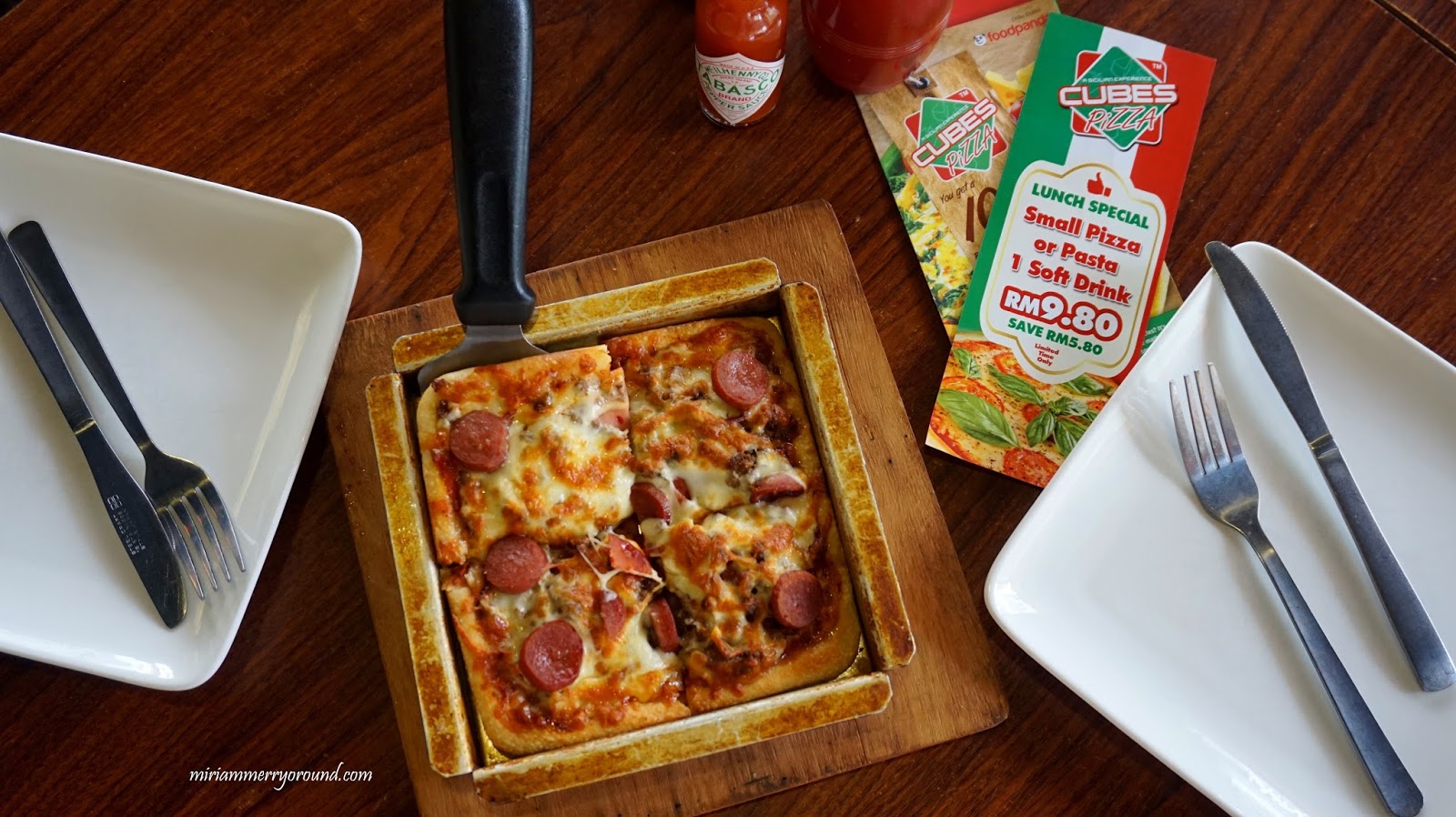 Cubes Pizza, Ara Jaya ♥Miriam MerryGoRound♥