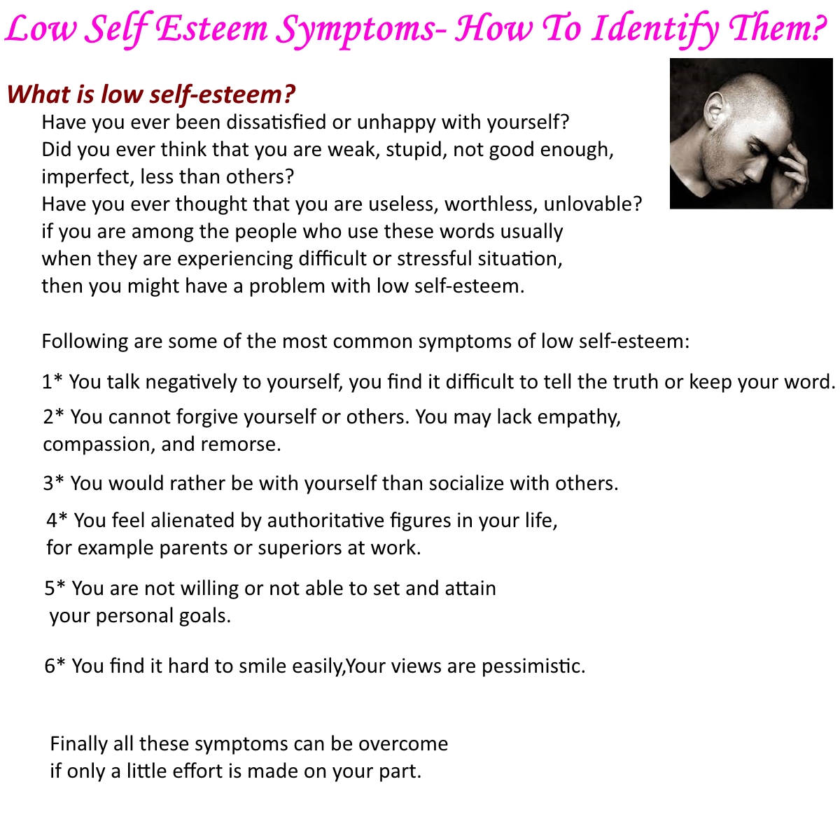 The Identification Of Self Esteem