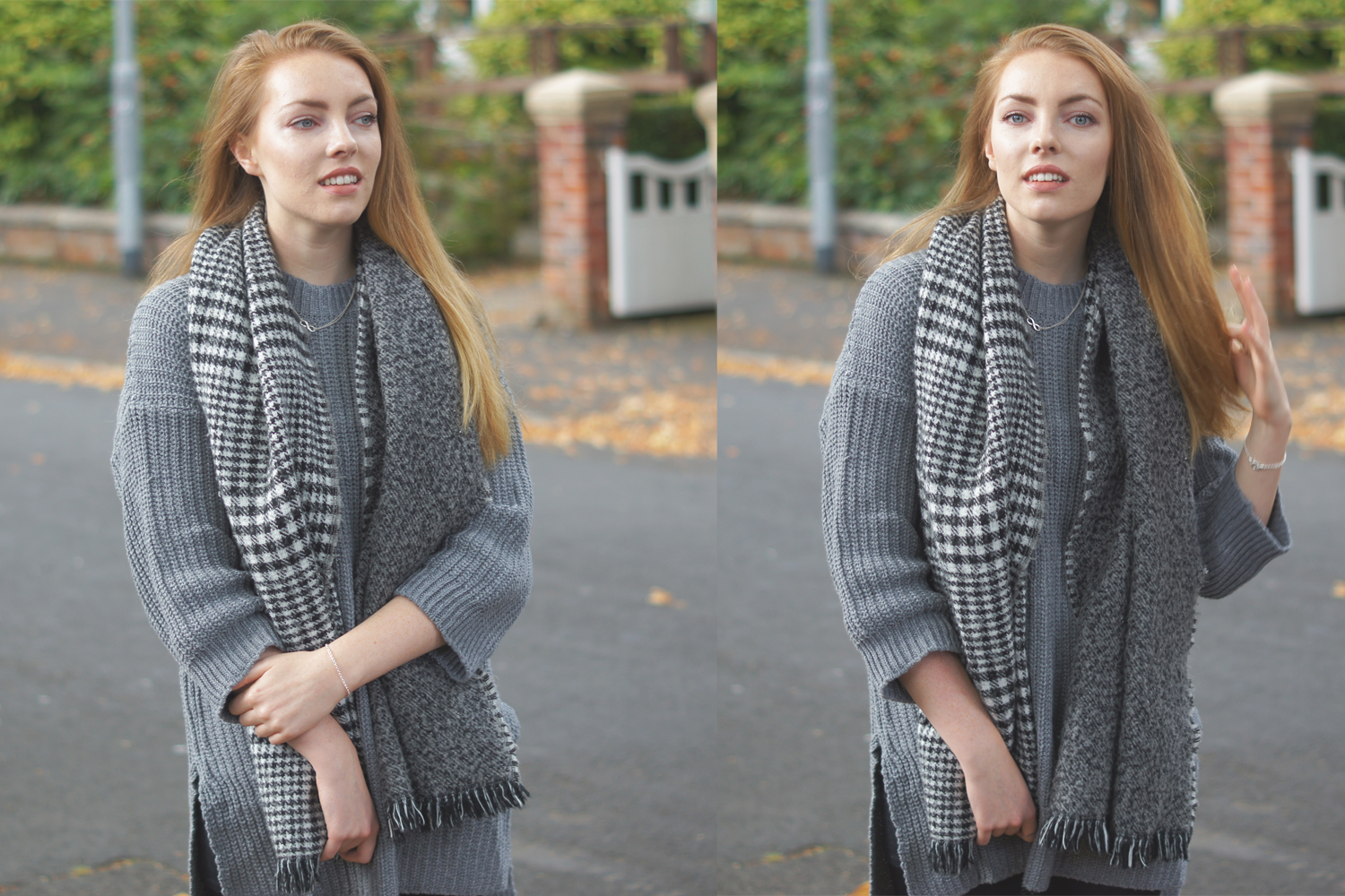 dogtooth scarf