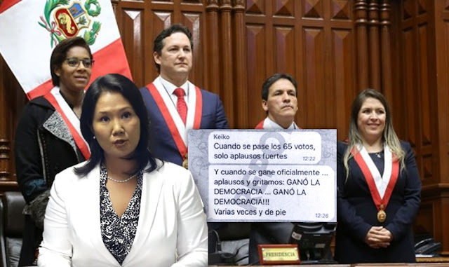 Chat La Botica: Keiko Fujimori y Pier Figari dirigen a Fuerza Pupular desde la sombra Chat La Botica: Keiko Fujimori y Pier Figari dirigen a Fuerza Pupular desde la sombra