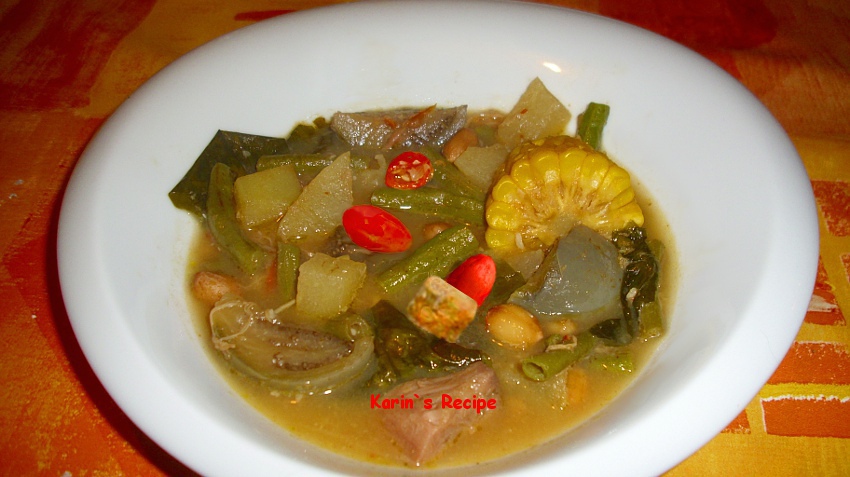 Karin's Recipe: Sayur Asem Sunda (Sundanese Sour ...