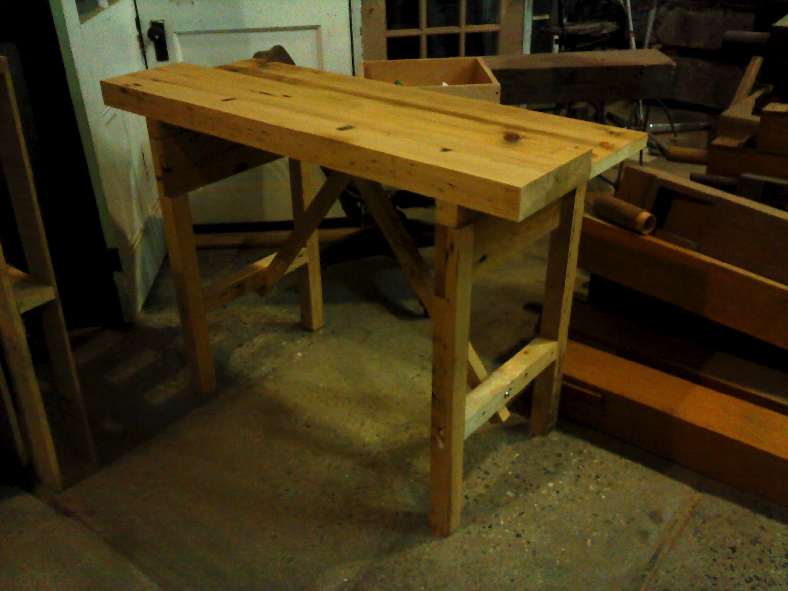 folding work bench woodworking plans