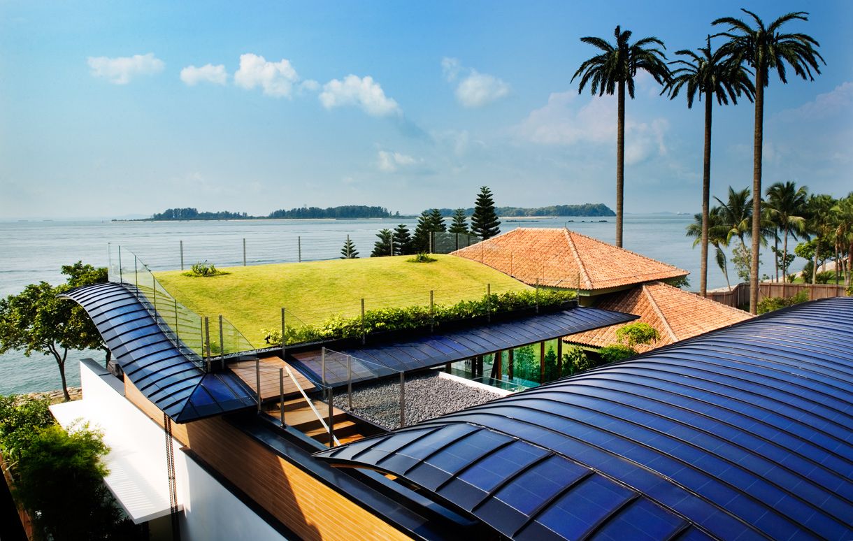 solar panels roof idea