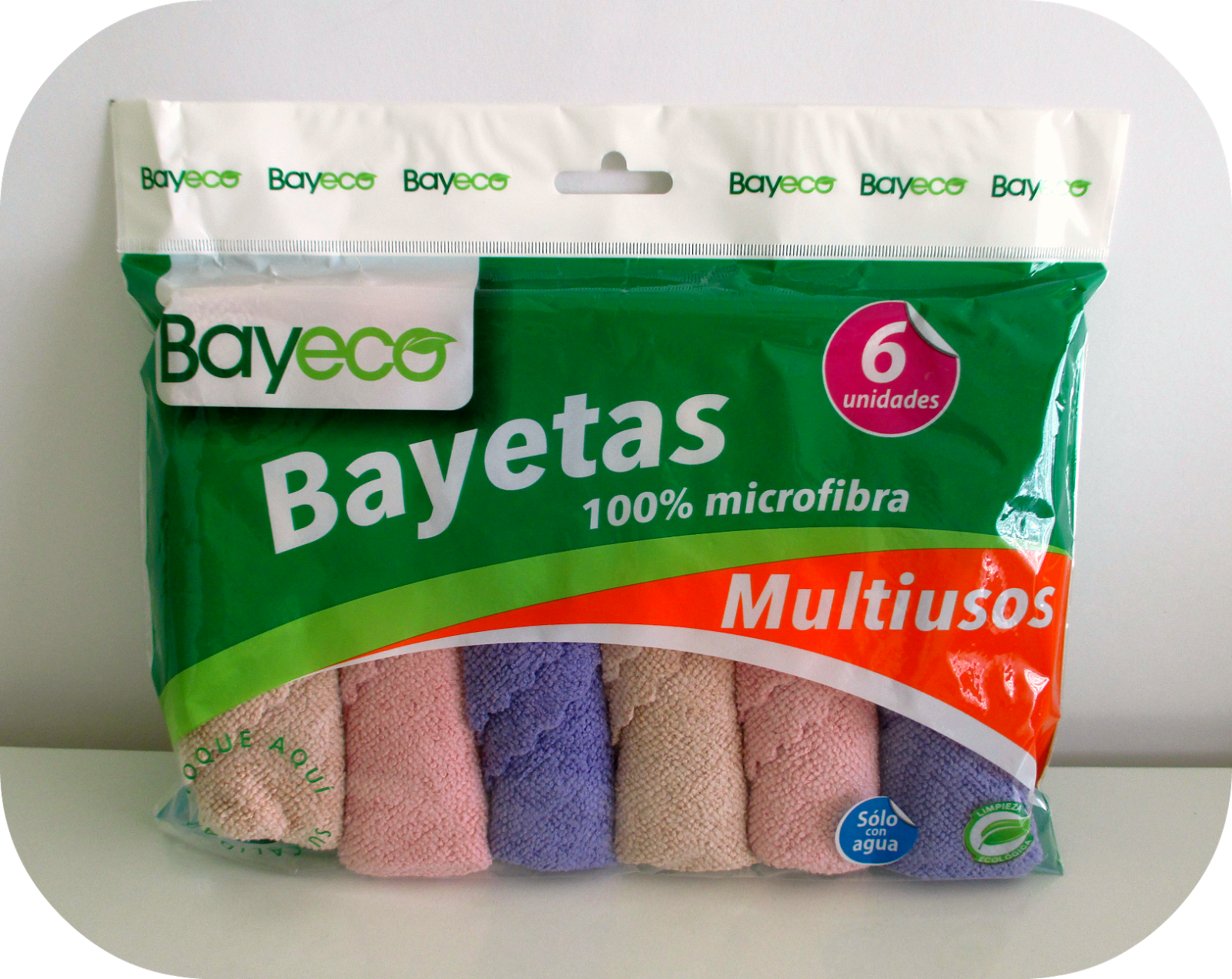 BAYECO BAYETA MICROFIBRA MULTIUSOS 6 UNIDADES