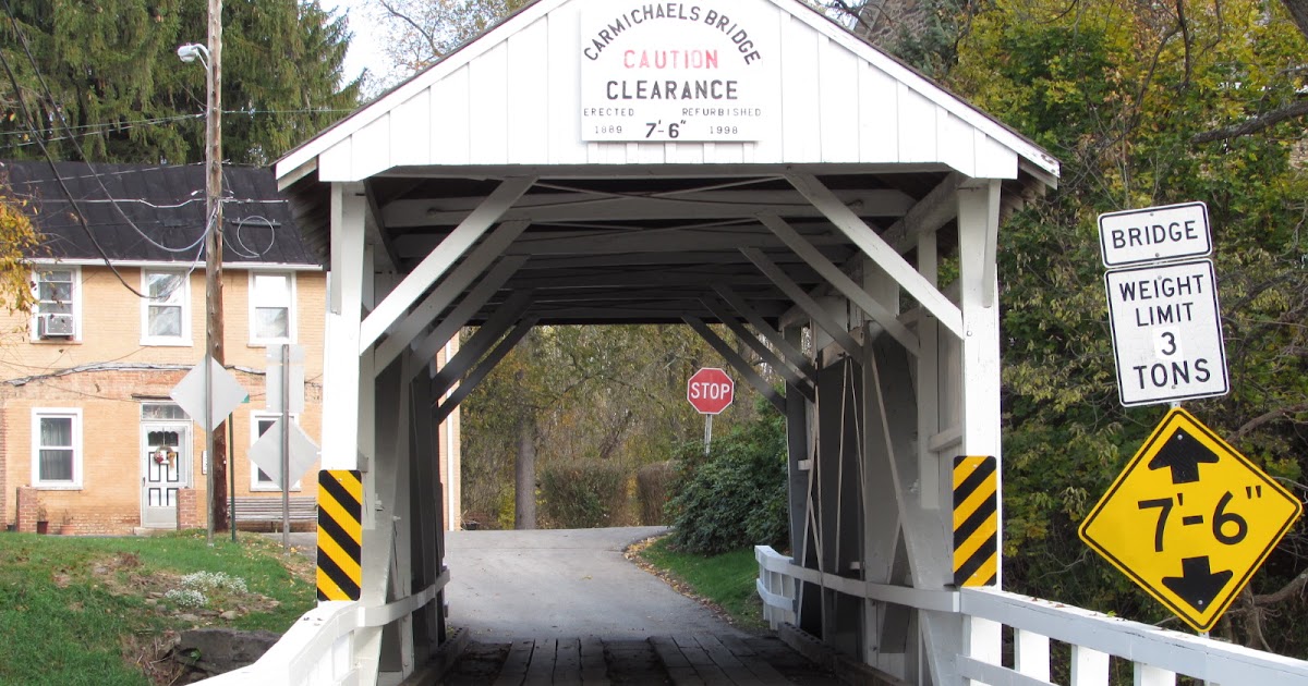 Carmichaels Covered Bridge, Greene County, PA Interesting
