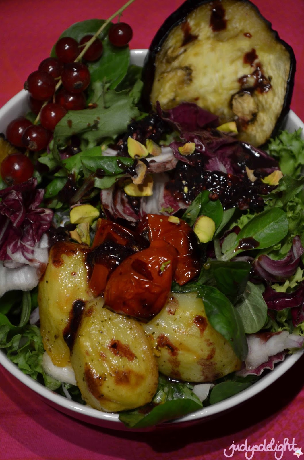 Stuttgart vier mal 3: Sommersalat mit Brombeerdressing | judysdelight