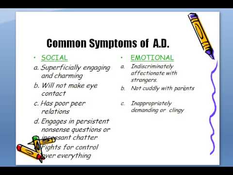 Adult Attatchment Disorder