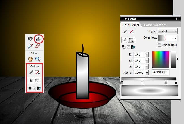 Tutorial Cara Membuat Animasi Api Lilin Sederhana Dengan Macromedia Flash 8 Ilmunesia