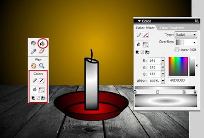 Animasi Api Lilin Sederhana dengan Macromedia Flash  Tutorial Cara Membuat  Animasi Api Lilin Sederhana dengan Macromedia Flash 8