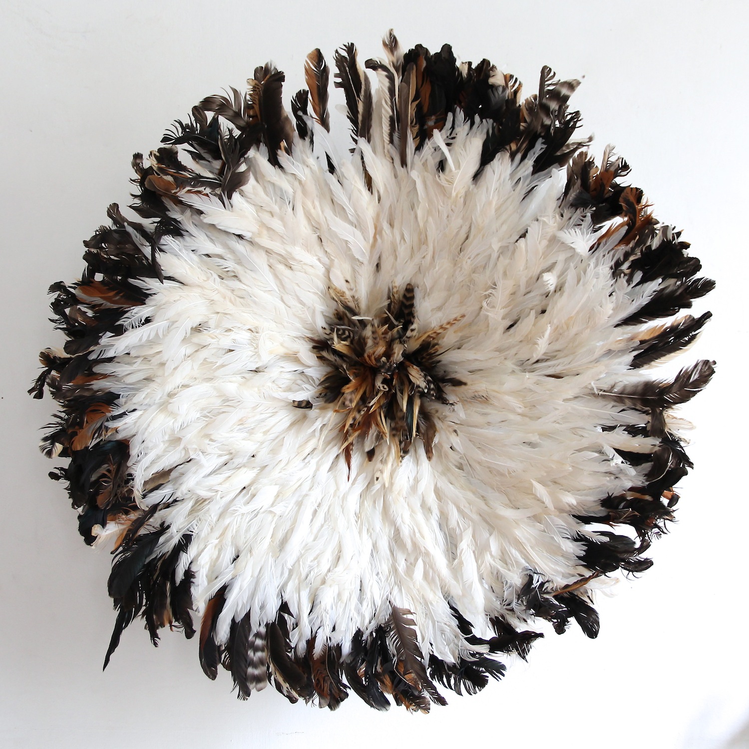 Juju Hat Cluster of Natural Feather