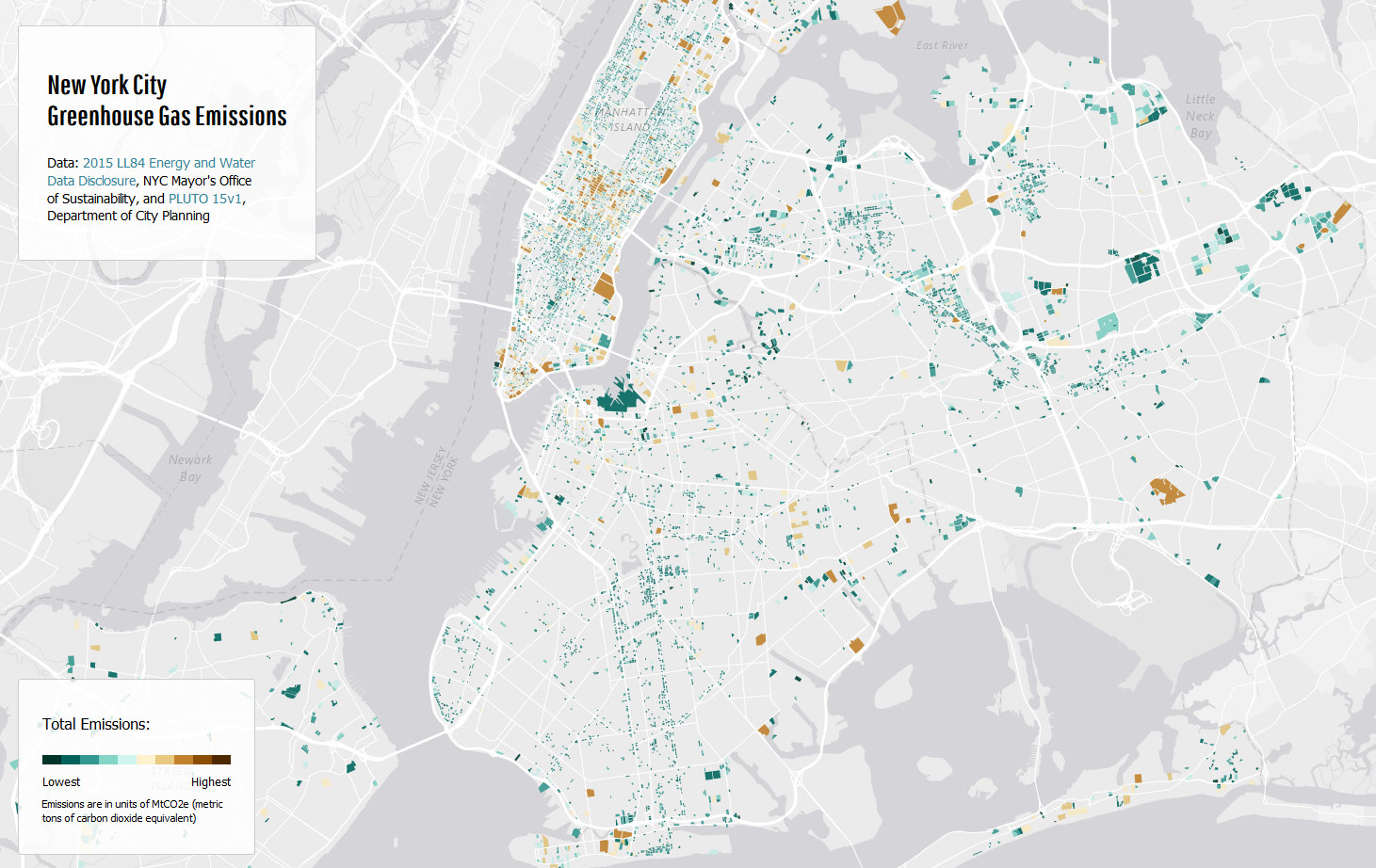 New York City greenhouse gas emissions