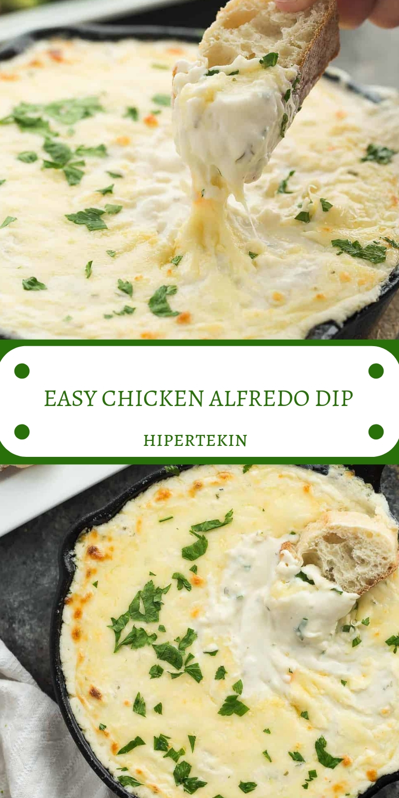 EASY CHICKEN ALFREDO DIP EASY CHICKEN ALFREDO DIP