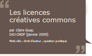 Licence Créative Commons