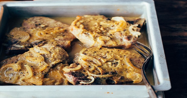 Honey-Mustard Pork Chops Recipe Honey-Mustard Pork Chops Recipe
