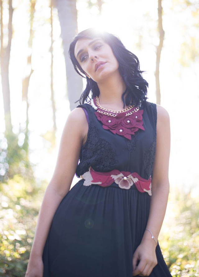 collares con fieltro