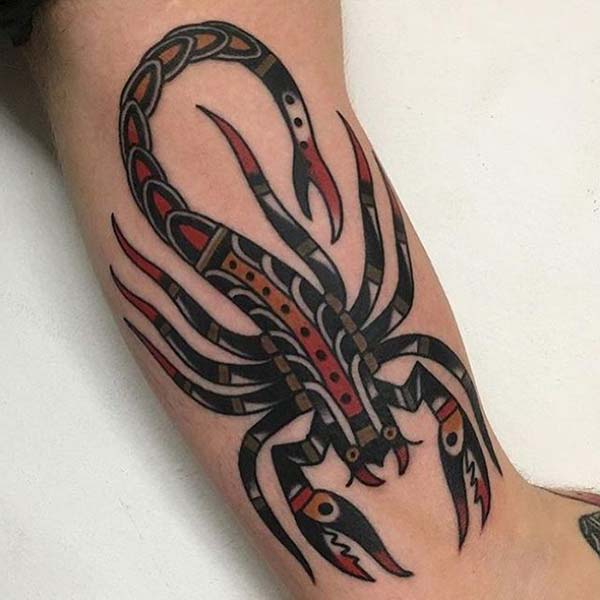 tribal akrep dövmesi tribal akrep dövmesi