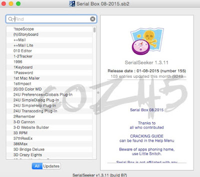 TÉLÉCHARGER SERIALSEEKER POUR WINDOWS