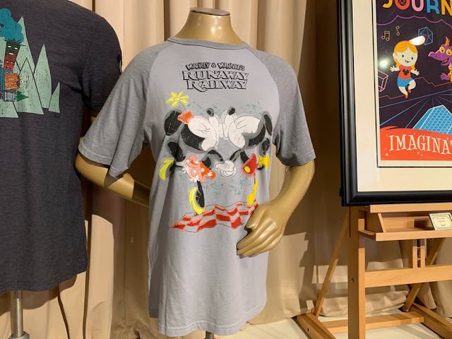 Merchandise Imagineer-Designed Mickey & Minnie’s Runaway Railway Artist Series T-Shirts