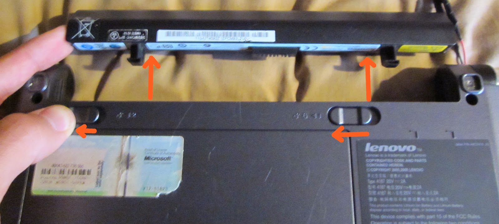 Removing Lenovo Ideapad S10e lid switch