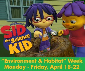 Celebrate Earth Day with Sid the Science Kid - DVD Giveaway (Ends 5/2