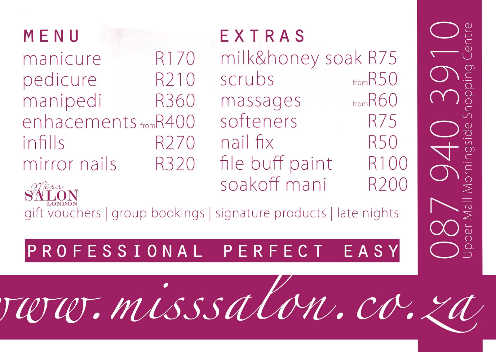 Open your own salon or nail bar with Miss Salon