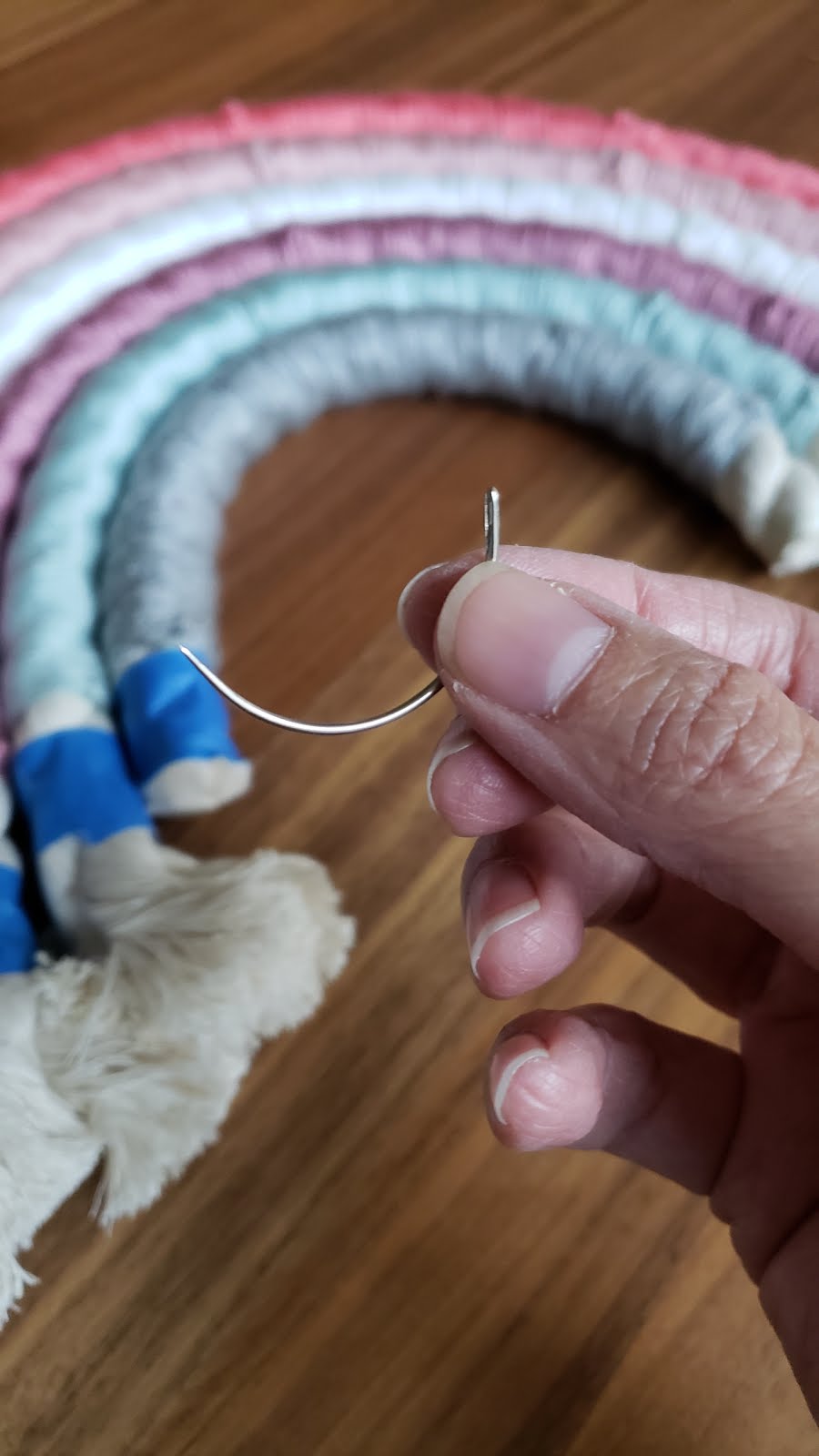 Rainbow Rope Wall Hanging