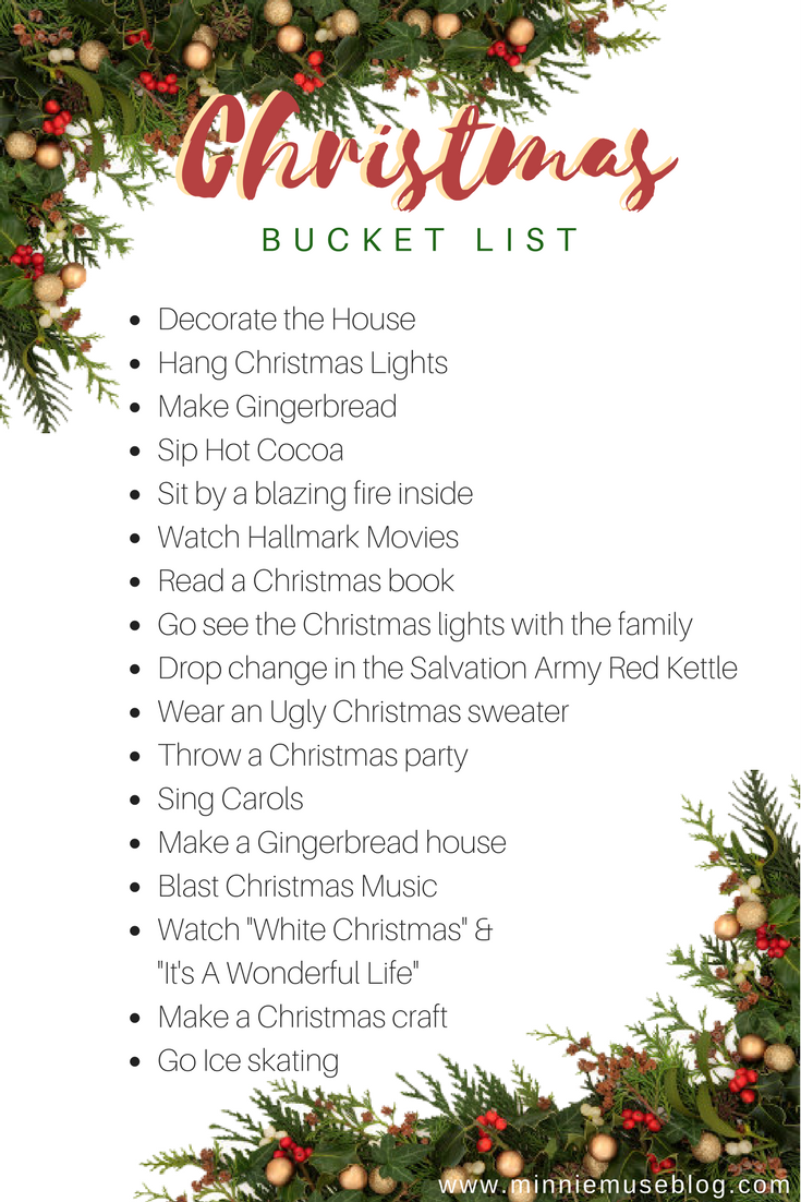 Christmas Bucket List Minnie Muse