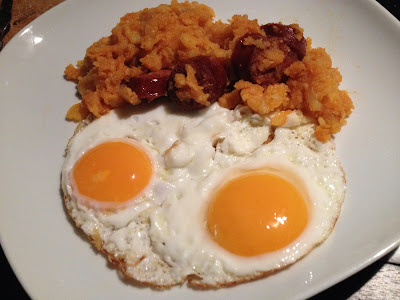 Patatas revolconas con chorizo y huevos fritos - receta extremeña - Patatas "meneás" - receta - el gastrónomo - ÁlvaroGP