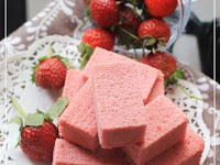 Ogura Cake Strawberry Yoghurt Cottony Cake with Fresh Strawberry