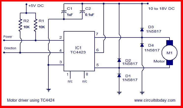 SKEMA RANGKAIAN AMPLIFIER: Motor Driver
