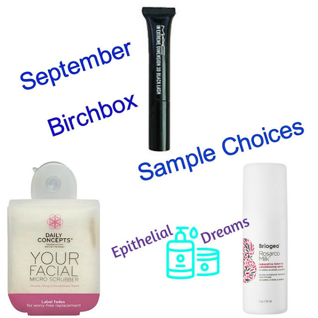 Birchbox Sample Choices for September!