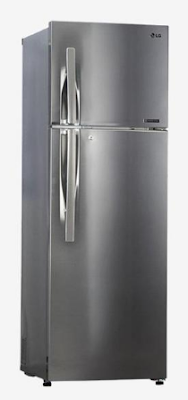 LG 360 L 4 Star Double Door Refrigerator (GL-R402JPZN)