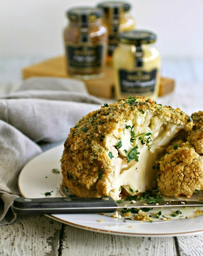 Hungry Couple Mustard Roasted Cauliflower