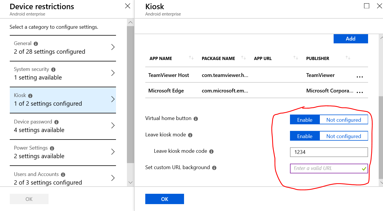 Leon's IT Blog New Intune Android Enterprise Kiosk Settings