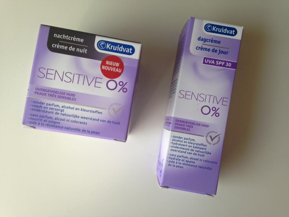 Review: Kruidvat Sensitive 0% dagcrème nachtcrème - Irispraat.nl