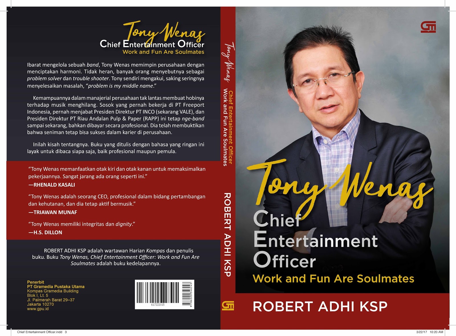 Tony Wenas, Chief Entertainment Officer