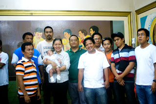 godfathers of JL Raga baptism at st. joseph parish talisay