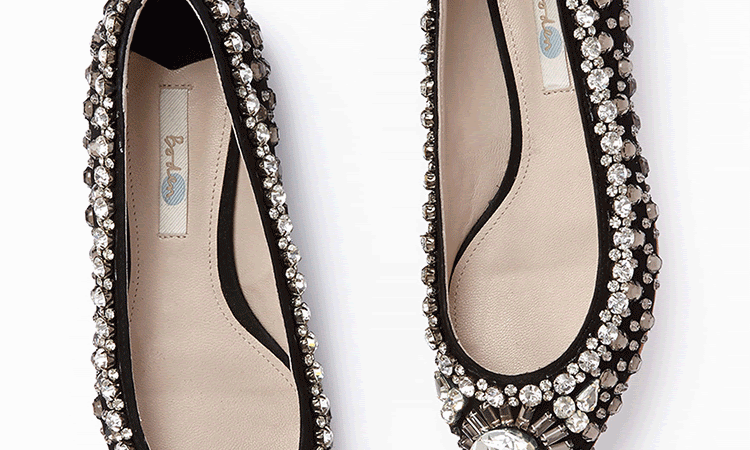 BODEN JEWELLED PUMPS
