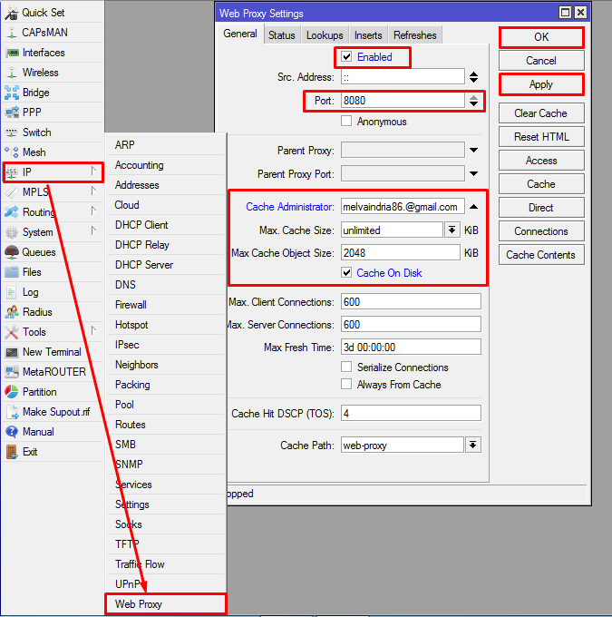 Effective cache size. --disk-cache-size=1 --media-cache-size=1.